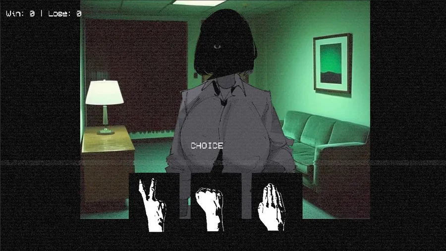 Mood meter during a hand gesture round